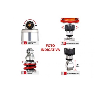 Ammortizzatore Posteriore Yss Regolabile per Yamaha MT-09 2017-2018 MX456-330TRWL-58