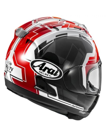 Casco Integrale Arai RX-7V Evo JR 65 RED