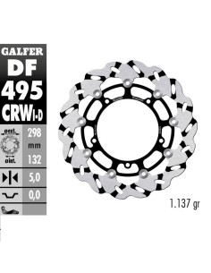 Kit Dischi Maggiorati Wave Galfer Scanalato 300mm per Yamaha MT-09 MT-09 SP