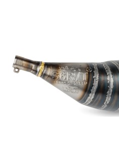 Marmitta senza silenziatore Stage6 R/T 80 90cc per Minarelli AM6 S6-96188851 2