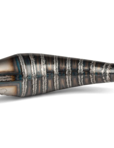 Marmitta Stage6 R/T 70-80cc con silenziatore nero-rosso per AM6 S6-96188751/RE