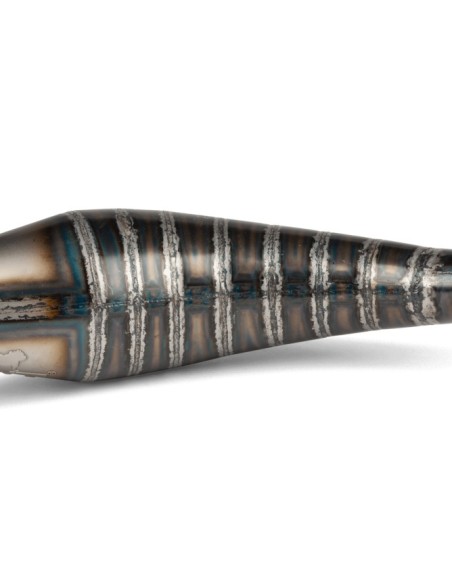 Marmitta Stage6 R/T 70-80cc con silenziatore nero-arancione per AM6 S6-96188751/BO