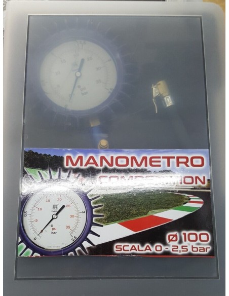 Manometro Pressione Gomme Professionale per Moto Scooter Kart Minigp Pitbike