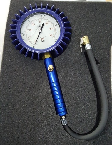 Manometro Pressione Gomme Professionale per Moto Scooter Kart Minigp Pitbike