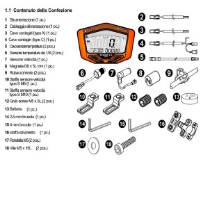 Strumentazione Cruscotto Multifunzione Stage6 S6-4080/OR 2