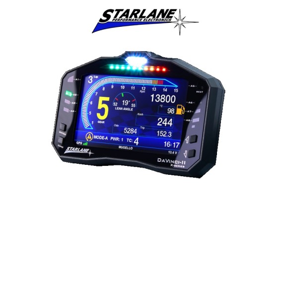 Cruscotto Digitale GPS Starlane Davinci-II S con Cablaggio CBR 600RR 2005-2020