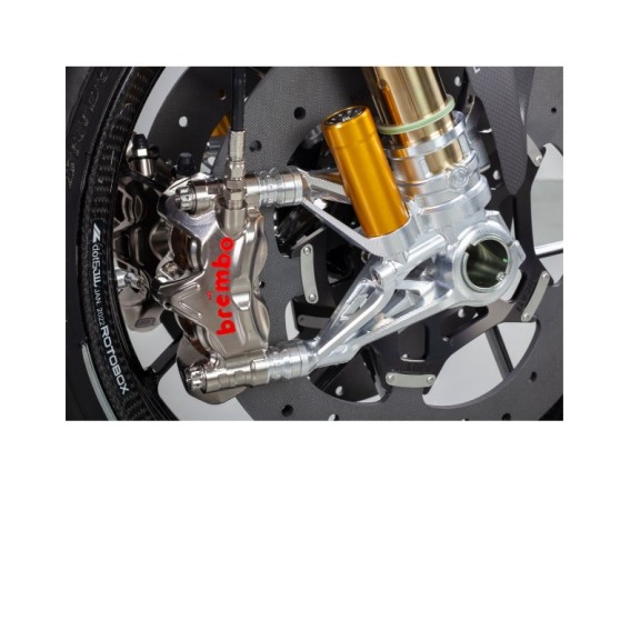 Kit attacchi radiali 108mm "GP Style" Motocorse per forcelle Ohlins pressurizzate