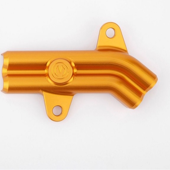 Piastrino copritubi Motocorse per Ducati Streetfighter V4 Oro 102147039G