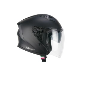 Casco Jet CGM 127A DEEP Mono Nero Opaco