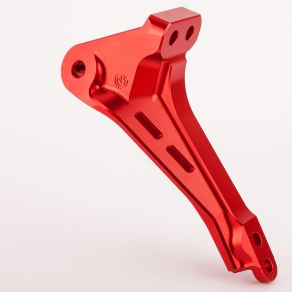 Supporto ammortizzatore posteriore Motocorse per Panigale V4 Streetfighter V4 rosso