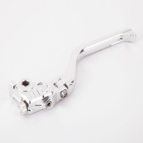 Leva frizione snodata Motocorse per pompa Brembo Racing RCS 16 18 Silver