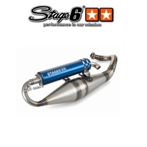 Marmitta Stage6 Pro Replica MK2 Blu Piaggio Gilera S6-9114004/BL