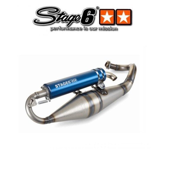 Marmitta Stage6 Pro Replica MK2 Blu Piaggio Gilera S6-9114004/BL