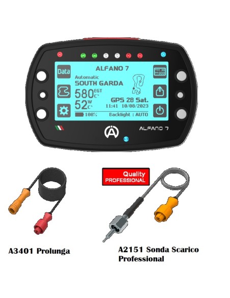 Cruscotto Strumentazione Dash Board Gps Alfano 7 1T Pack2 A1075-P2