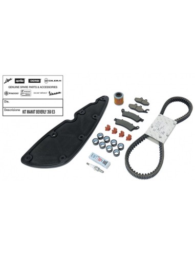 Kit Tagliando Manutenzione Originale Piaggio per Beverly 350 4T 4V