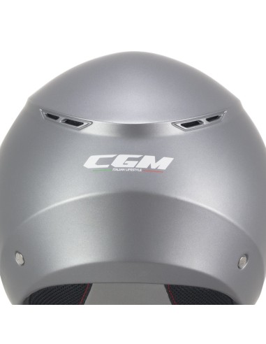 Casco CGM Demi Jet 126A Iper Mono Antracite Satinato