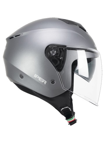 Casco CGM Demi Jet 126A Iper Mono Antracite Satinato