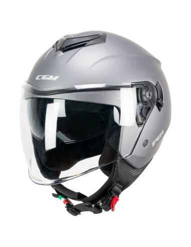 Casco CGM Demi Jet 126A Iper Mono Antracite Satinato