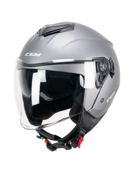 Casco CGM Demi Jet 126A Iper Mono Antracite Satinato