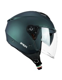 Casco CGM Demi Jet 126A Iper Mono Petrolio Satinato 2