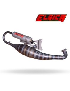 Marmitta ELGICA per Motore Minarelli Orizzontale Malossi Prigionieri Interni 70cc MM09-D000