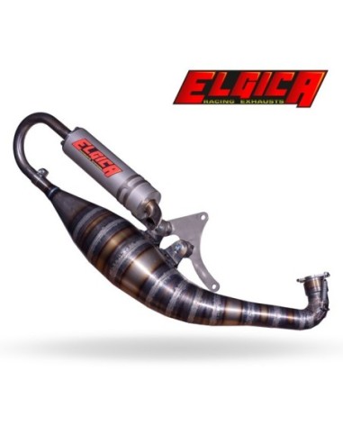 Marmitta ELGICA per Motore Minarelli Orizzontale Stage6 R/T 70cc per Carter C-One MM21-O000