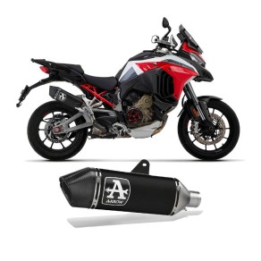 Terminale Scarico Arrow Veloce in Titanio Nero per Ducati Multistrada V4 72501VLN