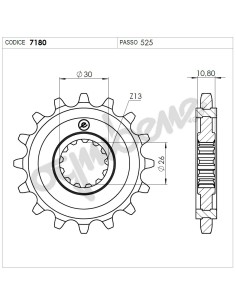 Kit Trasmissione DID per Yamaha MT-09 dal 2013 al 2020 376021000 2