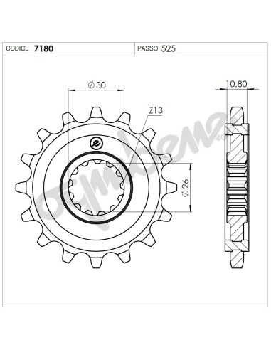 Kit Trasmissione DID per Yamaha MT-09 dal 2013 al 2020 376021000