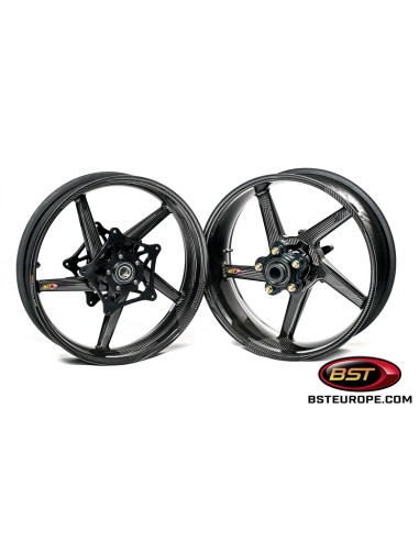 Cerchi In Fibra Di Carbonio Bst Black Diamond per Yamaha MT-09 3.50x17 6.00x17